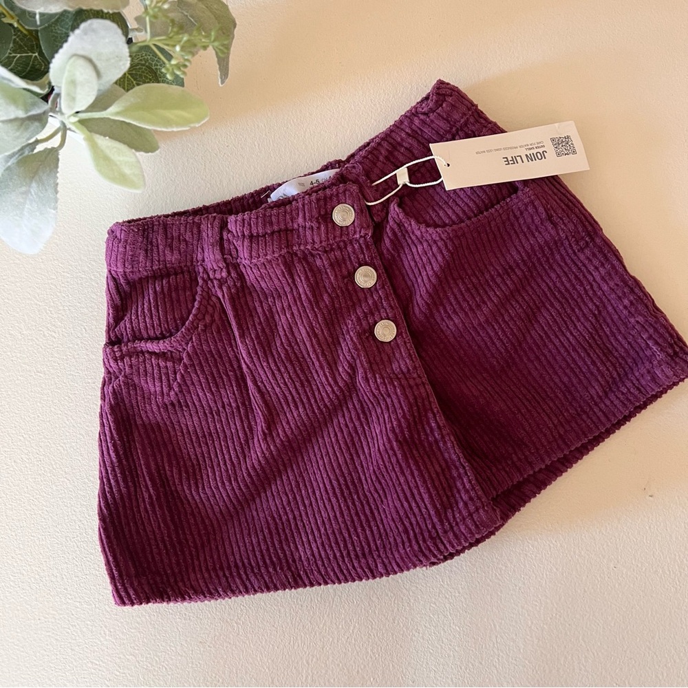 Zara corduroy skort